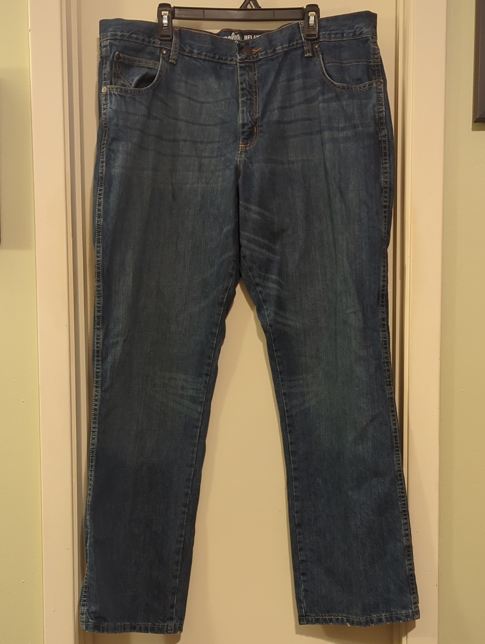 Men's Bootcut Jeans - Dark Blue
